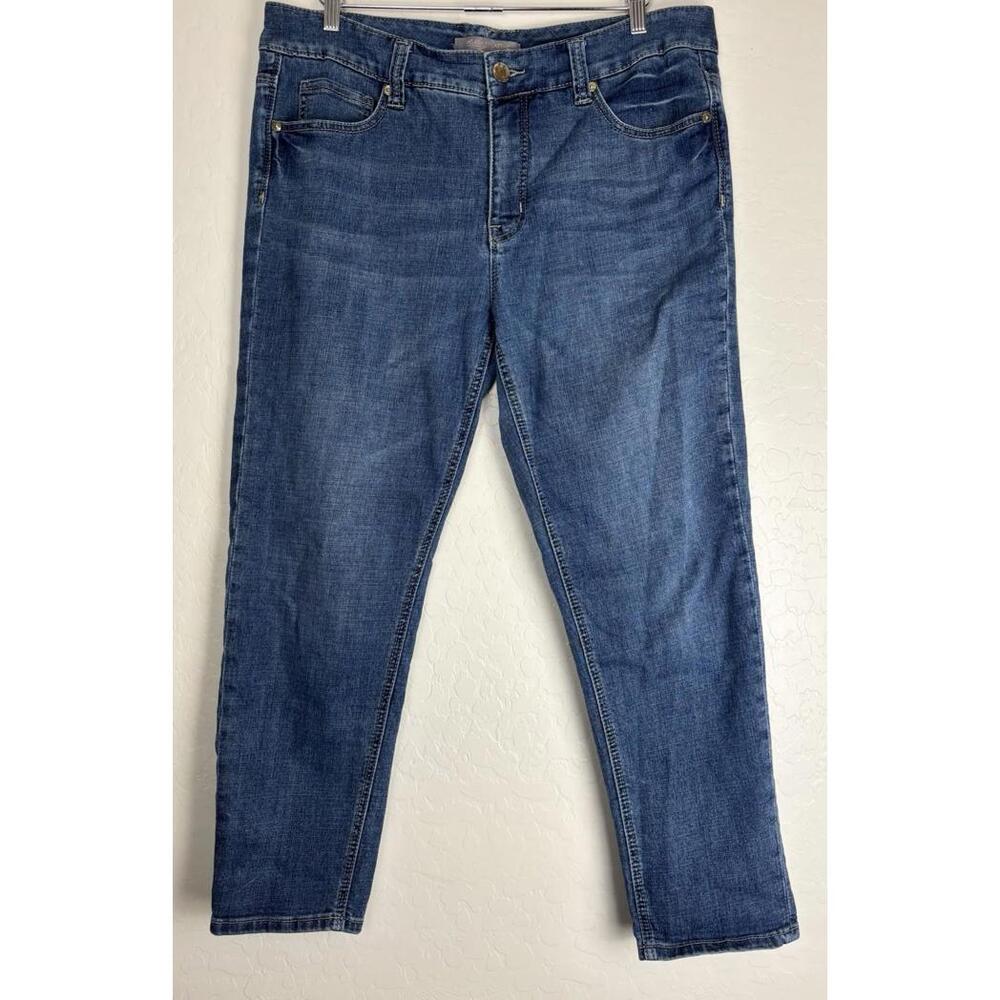 Melissa‎ McCarthy Seven7 Slimming Straight Leg Jeans 16 Blue 1565
